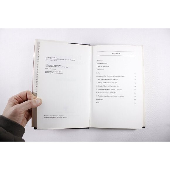 The Ship in The Medieval Economy 600 - 1600 HC Richard W. Unger author signed - Picture 4 of 10